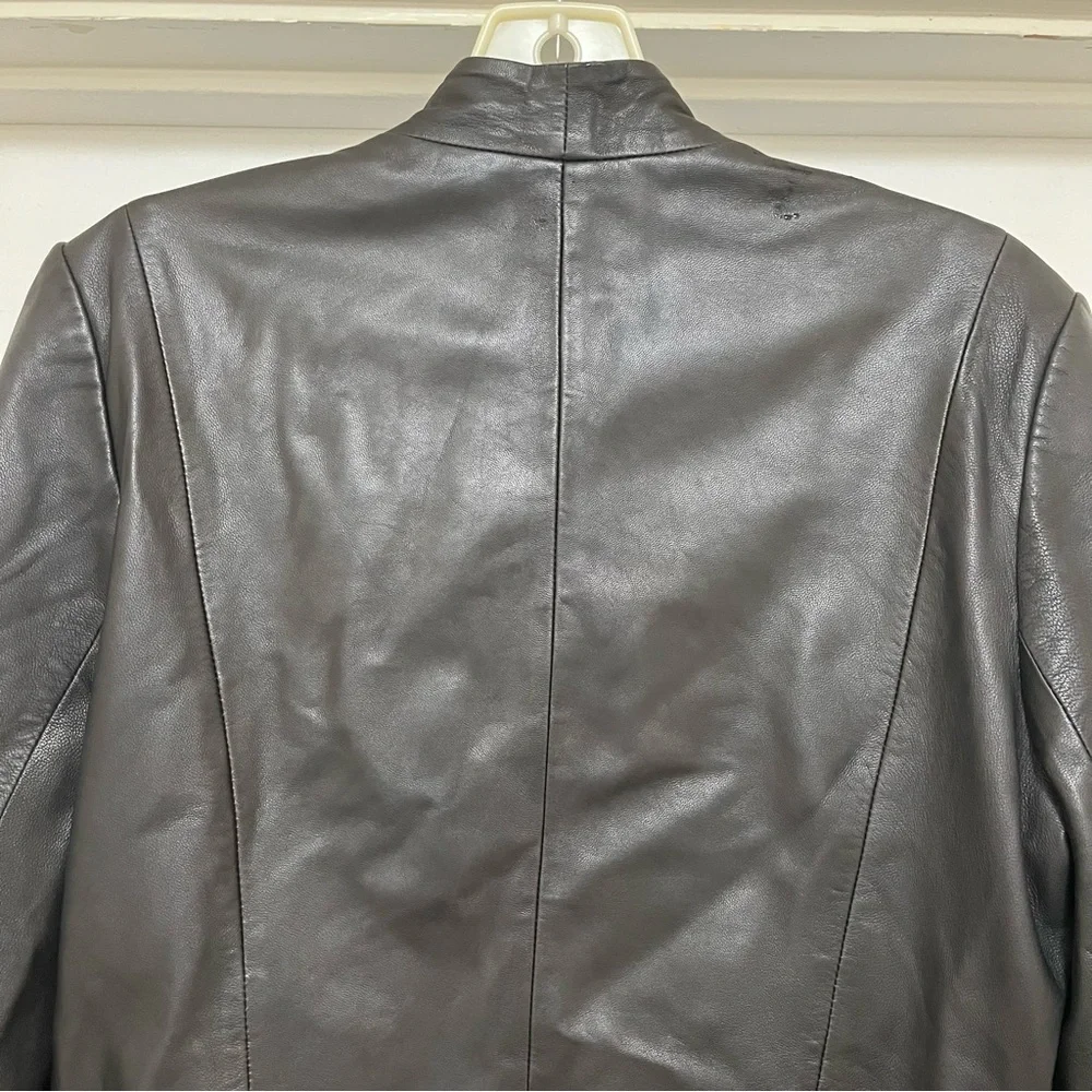 Emerson Rose Genuine Leather Blazer Jacket Size M